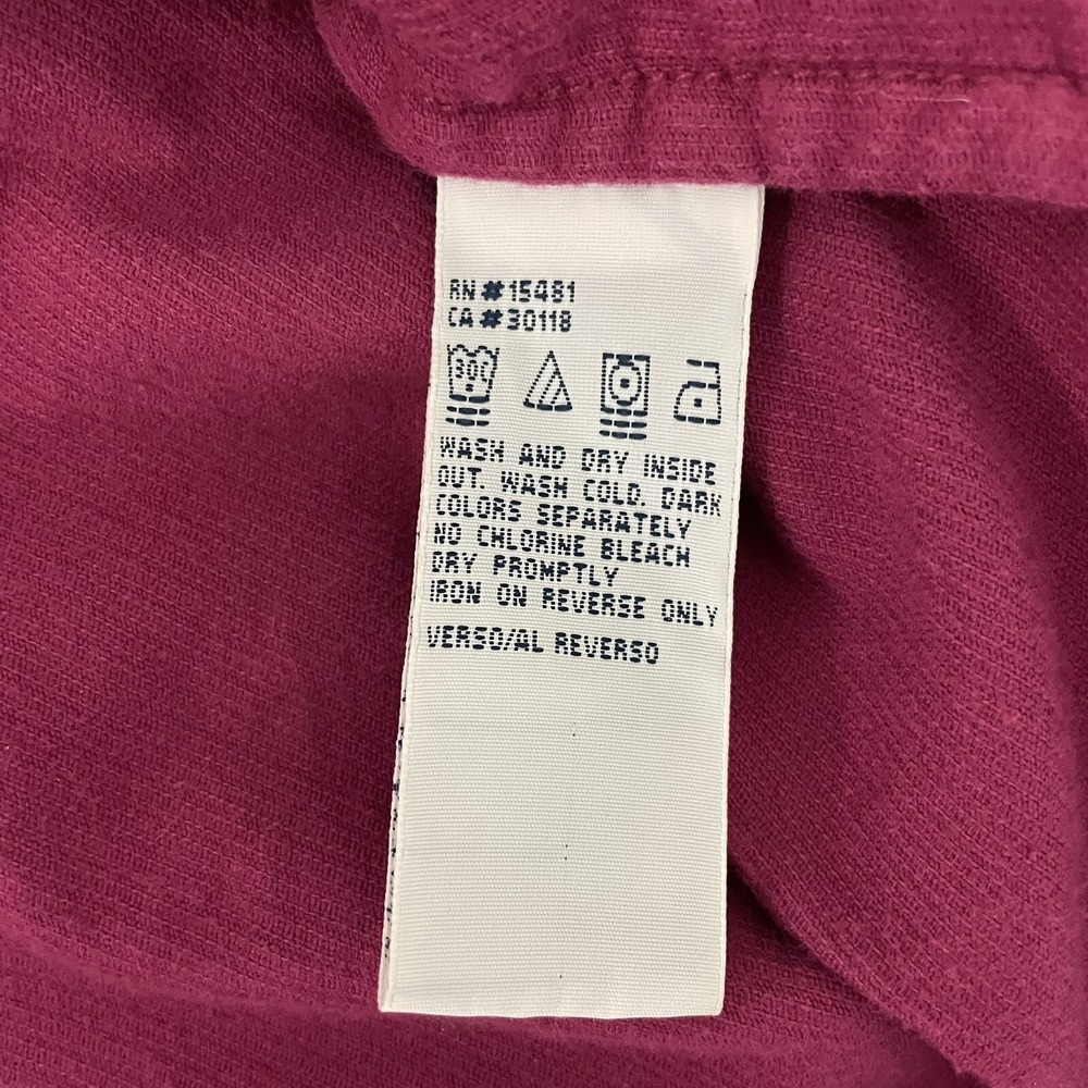 Tommy Hilfiger Jacket Womens Medium M Golf Corduroy Pink Magenta Button Up - Picture 4 of 7